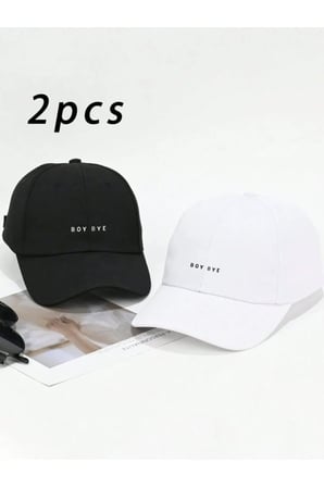 BOY BYE Baskılı Spor Sapka Unisex Ayarlanabilir cırtlı Şapka