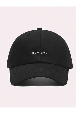 BOY BYE Baskılı Spor Sapka Unisex Ayarlanabilir cırtlı Şapka