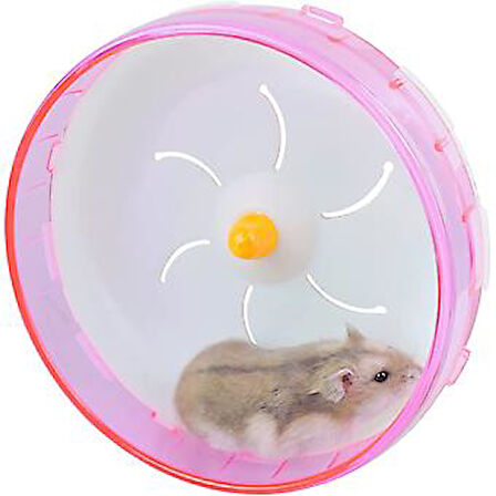 Carno Hamster Kafes Çarkı Pembe 17.5 cm