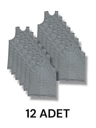 Askılı Erkek Atlet Pamuklu 12'li Paket