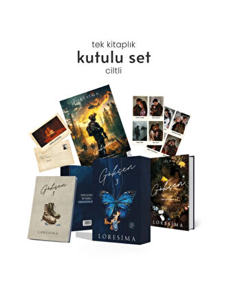 Beyaz Leke Ciltli ve Gökçen 3 Güz Yağmurları Ciltli Kutulu Set Aslı Arslan ve Loresima 2 Kitap