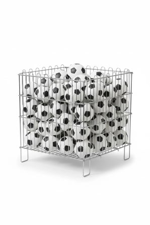 Katlanır Tel Havuz Sepeti 40x53 cm | Market ve Mağaza Promosyon Sepeti | Metal Havuz Sepet