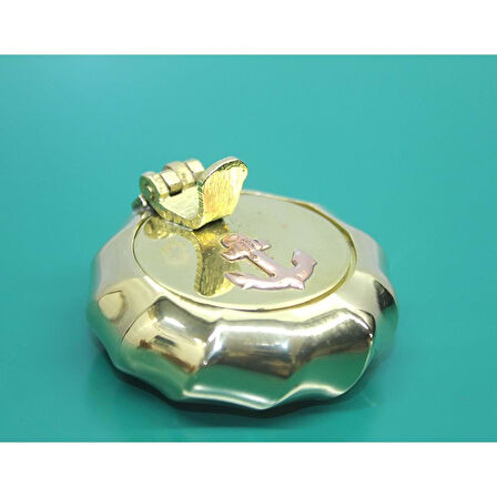 Pirinç Çapalı Kapaklı Küllük