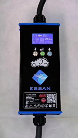 22KW ELEKTRİKLİ ARAÇ ŞARJ CİHAZI TAŞINABİLİR togg Tesla byd Kia Hyundai BMW Mercedes mini uyumlu wallbox