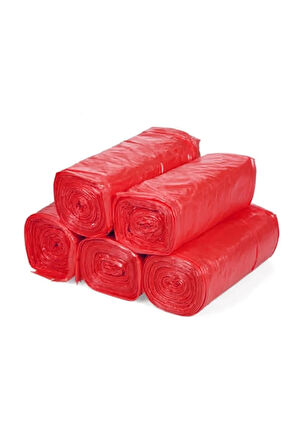 Büzgülü Ve Kokulu Çöp Poşeti 55x60 Orta Boy 60 Adet Çilek Lavanta Limon