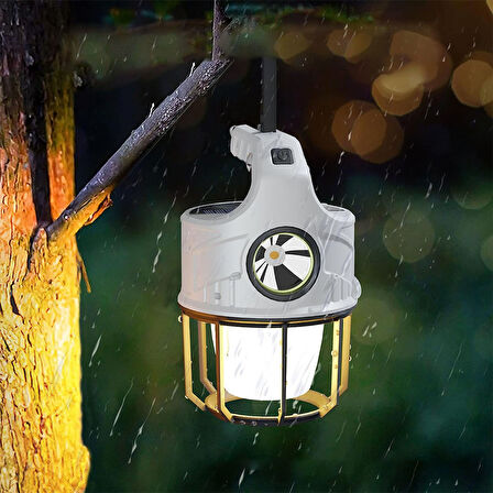 SOLAR 6 FONKSİYONLU EL FENERİ IŞILDAK ŞARJ LAMBA KL-537A (4457)