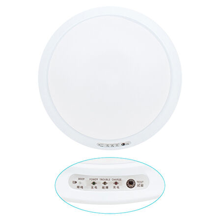 95MM BEYAZ 24 LEDLİ ŞARJLI TAVAN LAMBASI (4457)