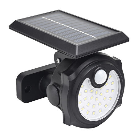26 LEDLİ SENSÖRLÜ 3 MODLU SOLAR İNDİKSİYON DUVAR LAMBASI (4457)