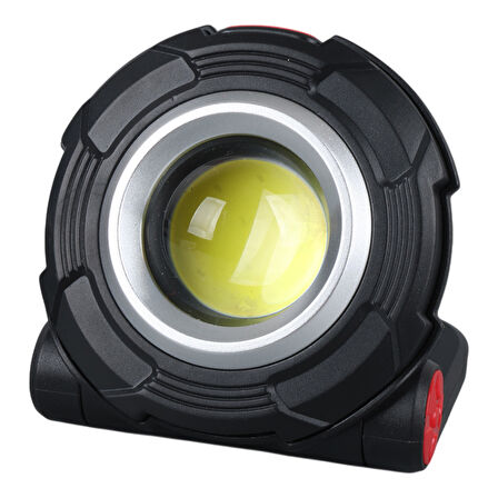 3W COB LEDLİ MIKNATISLI TEK MODLU FENER AAA PİLLE ÇALIŞIR 85X82X38MM (4457)