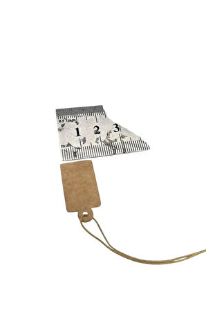 Orta Boy Kraft Renk 2 /1,5 cm 80 adet Karton İpli Fiyat Etiketi