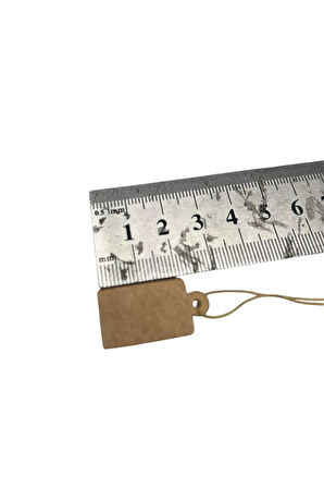Orta Boy Kraft Renk 2 /1,5 cm 80 adet Karton İpli Fiyat Etiketi
