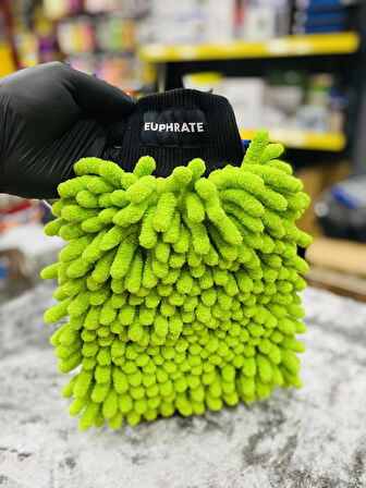 Euphrate Mikrofiber Oto Yıkama Eldiveni 23*18 kalın makarna 