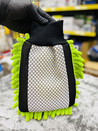 Euphrate Mikrofiber Oto Yıkama Eldiveni 23*18 kalın makarna 