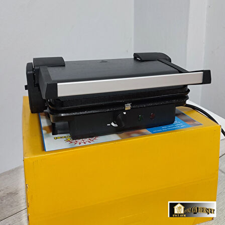 Evci Hitit Tost  Makinesi Siyah 2000w.