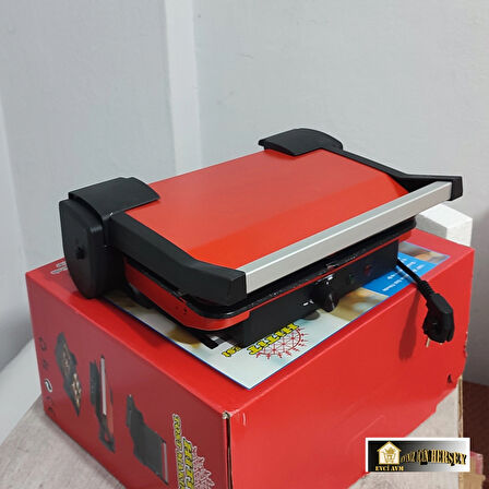 Evci Hitit Tost  Makinesi Kırmızı  2000w.