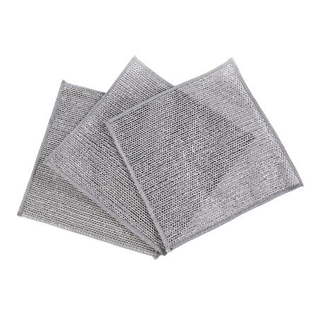 Evdi Çift Taraflı Tel Bez 3 Lü ( 20X20 CM)