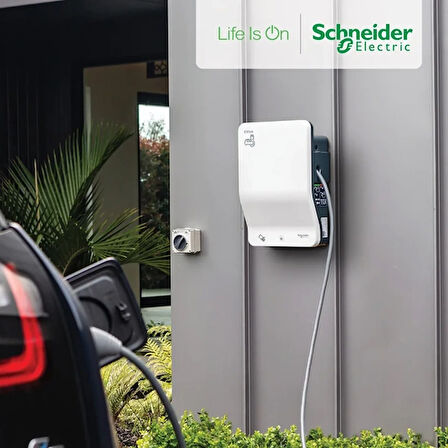 Schneider - Evlink Wallbox 22Kw Kablolu Elektrikli Araç Şarj İstasyonu - Evh2S22P0CK