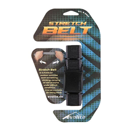 Outdoor Stretch Kemer 125 Cm Siyah