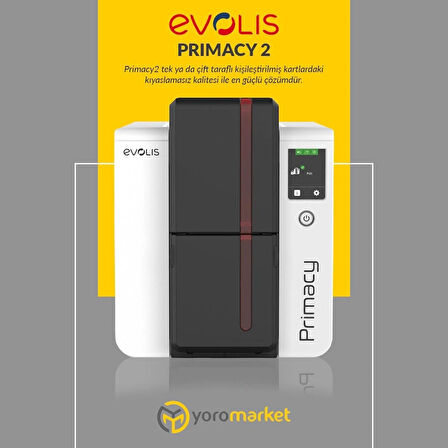 Evolis Primacy 2 Tek Yüz PVC Kart Yazıcı Simplex Expert