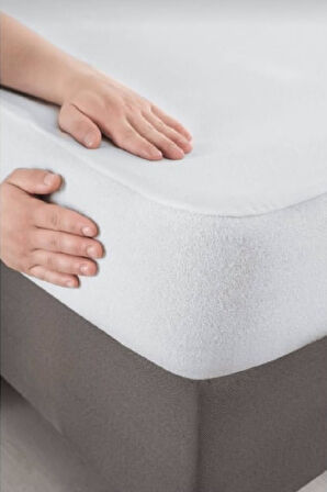 Evony Çift Kişilik 200x200+30 cm Pamuklu Fitted Sıvı Geçirmez Alez