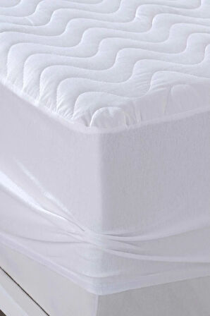 Evony Fitted Kapitoneli 100x200 Cm Tek Kişilik Yatak Koruyucu Çarşaf