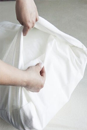 Evony 2 Adet Yastık Kılıfı Alez Pamuk Fermuarsız Sıvı Geçirmez