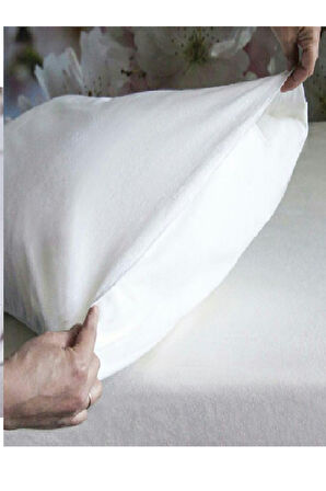 Evony 2 Adet Yastık Kılıfı Alez Pamuk Fermuarsız Sıvı Geçirmez