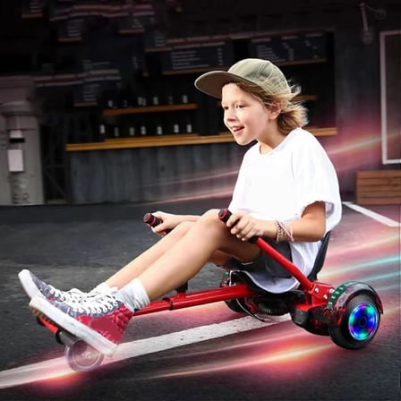 Citymate Elektrikli Kaykay Hoverboard Akıllı Denge 6.5 Inch + HoverKart + Çanta EXTREM PAKET D02