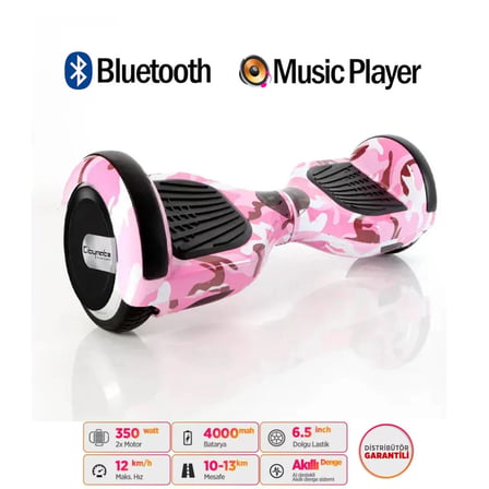 Citymate Elektrikli Kaykay Hoverboard Akıllı Denge 6.5 Inch + HoverKart + Çanta EXTREM PAKET D05