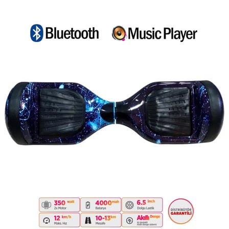 Citymate Elektrikli Kaykay Hoverboard Akıllı Denge 6.5 Inch + HoverKart + Çanta EXTREM PAKET D12
