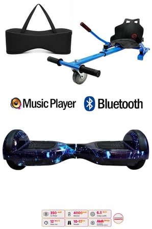 Citymate Elektrikli Kaykay Hoverboard Akıllı Denge 6.5 Inch + HoverKart + Çanta EXTREM PAKET D12