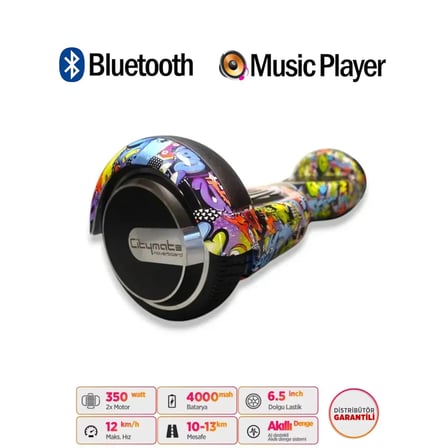 Citymate Elektrikli Kaykay Hoverboard Akıllı Denge 6.5 Inch + HoverKart + Çanta EXTREM PAKET D22