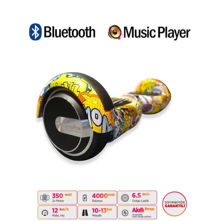 Citymate Elektrikli Kaykay Hoverboard Akıllı Denge 6.5 Inch + HoverKart + Çanta EXTREM PAKET D25