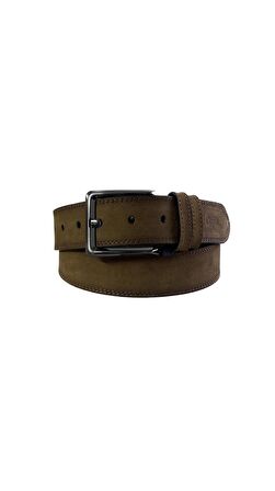Fossil Taba Desenli Hakiki Deri Spor Erkek Kemeri 4cm-120CM