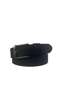 Fossil Siyah Hakiki Deri Spor Erkek Kemeri 4cm-110CM