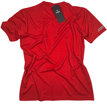 FUBA ERKEK V YAKA KIRMIZI TİŞÖRT