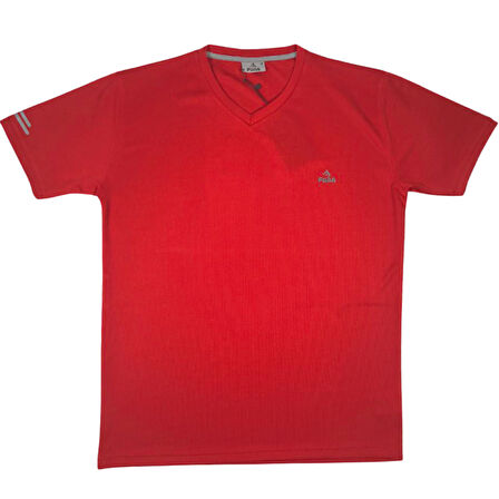 FUBA ERKEK V YAKA KIRMIZI TİŞÖRT