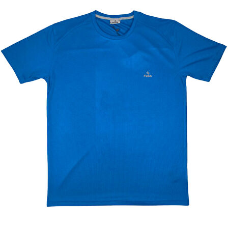 FUBA ERKEK 0 YAKA TİŞÖRT SAX MAVİ