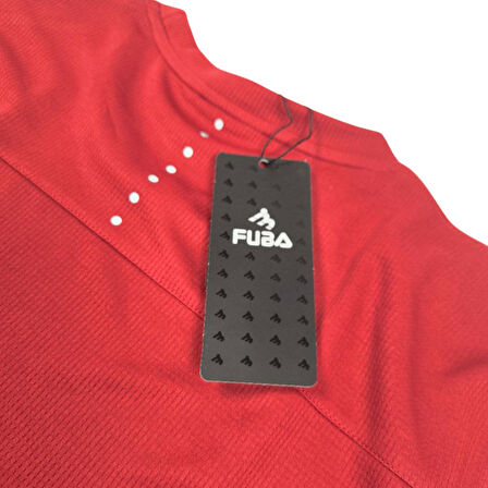 FUBA ERKEK 0 YAKA TİŞÖRT BORDO