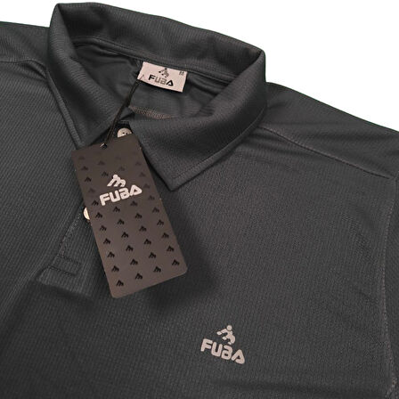 FUBA ERKEK MESH YAKALI ANTRASİT TİŞÖRT