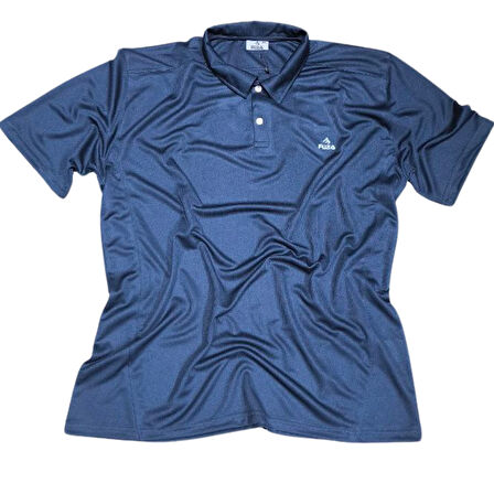 FUBA MESH YAKALI LACİVERT TİŞÖRT