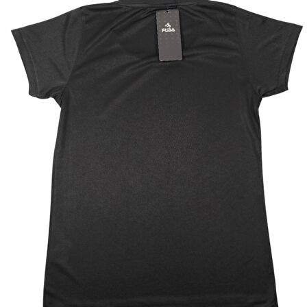 FUBA KADIN 0 YAKA TİŞÖRT SİYAH