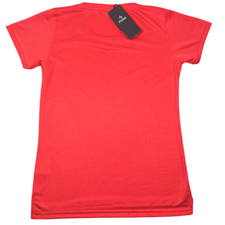 FUBA KADIN V YAKA TİŞÖRT NAR ÇİÇEĞİ