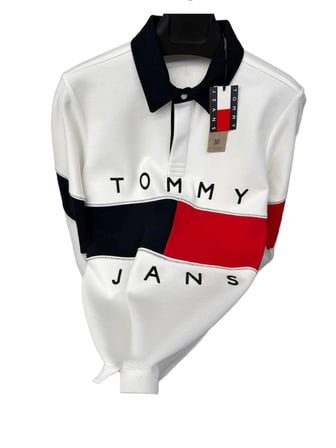 Tommy Jeans Hilfiger Dik Yaka Yarım Fermuarlı Sweatshirt
