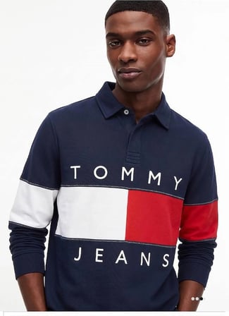 Tommy Jeans Hilfiger Dik Yaka Yarım Fermuarlı Sweatshirt