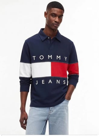 Tommy Jeans Dik Yaka Yarım Fermuarlı Sweatshirt
