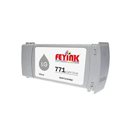 Feyink® Hp 771 Light Gray (LG) Feyink Muadil Kartuş 775ml Designjet