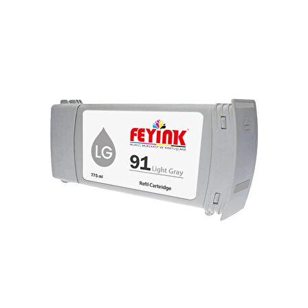 Feyink® Hp 91 Light Gray (LG) Feyink Muadil Kartuş 775ml Designjet