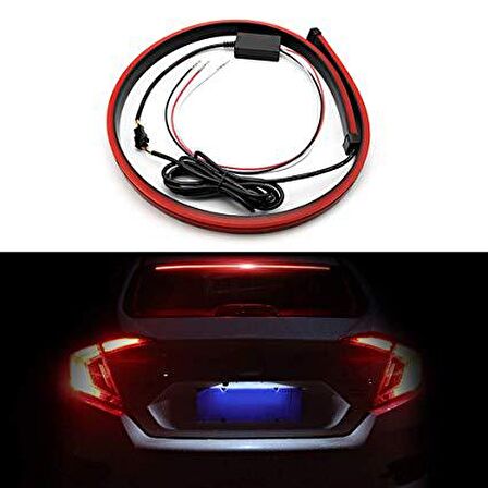 Audi A8 3.STOP BAGAJ ÜSTÜ ARKA CAM LED 90cm HAREKETLİ 6 KABLOLU 4 MOD