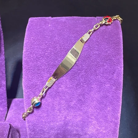 14 Ayar Altın Bileklik nazar boncuklu 2.81gr 15 CM Kadın Hediye